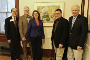 Michael Zuckerman, Paul Stridick, Janice Wilson Stridick, Keith Ragone and Tom Carroll (photo courtesy of MAC).